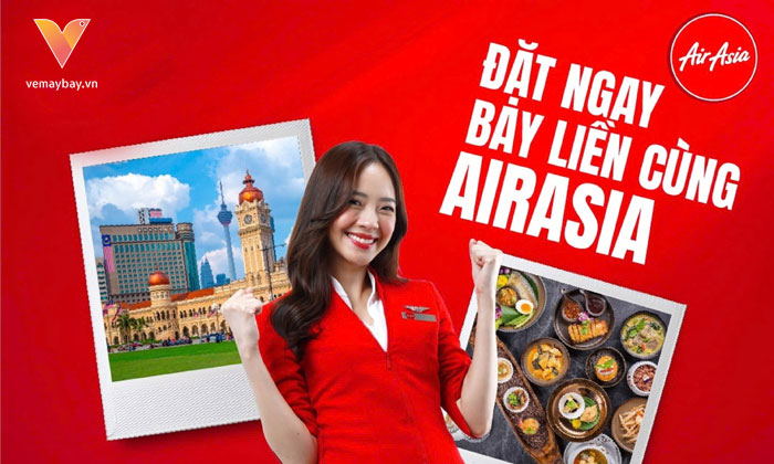 Cơ Hội Khám Phá Đông Nam Á – Vé AirAsia Chỉ Từ 990.000 VNĐ/Chiều
