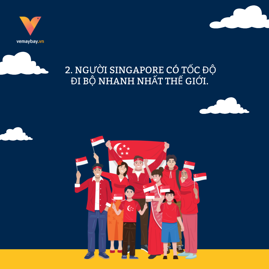 Người Singapore đi bộ nhanh nhất thế giới