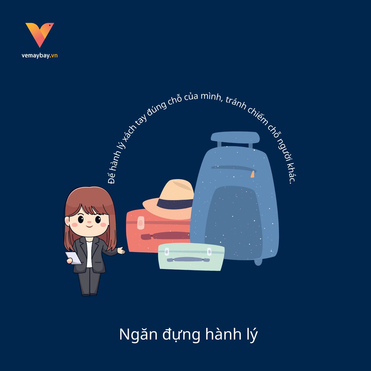Ngăn đựng hành lý – Đừng biến thành kho chứa riêng