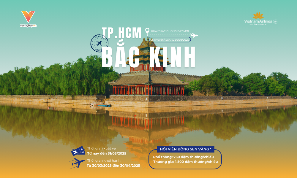 Vietnam Airlines Mở Đường Bay TP. Hồ Chí Minh – Bắc Kinh