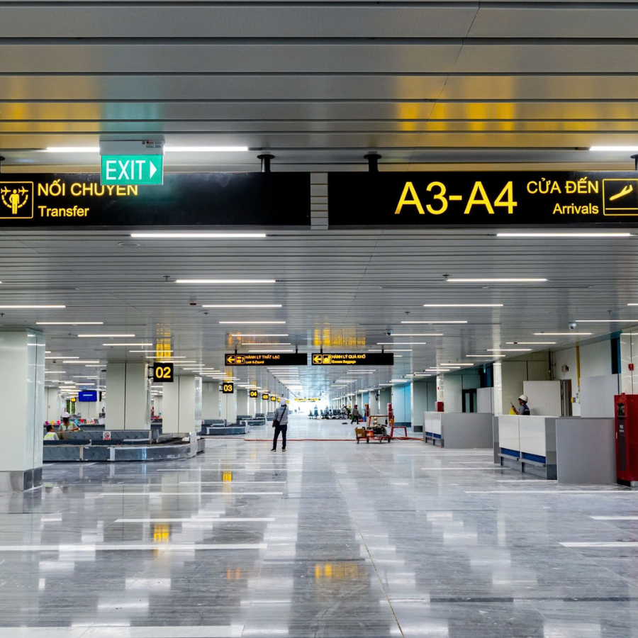 Nhà ga T3 được xây dựng hiện đại