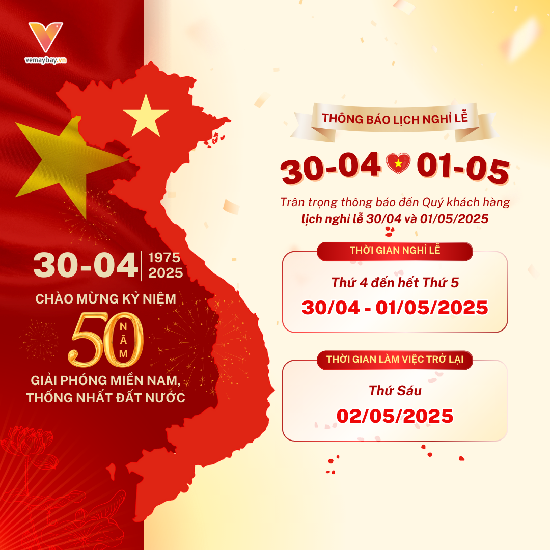 Thông báo Lịch nghỉ Lễ